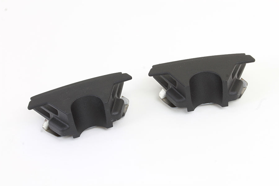 M8 Finned Spark Plug Cover Set Black