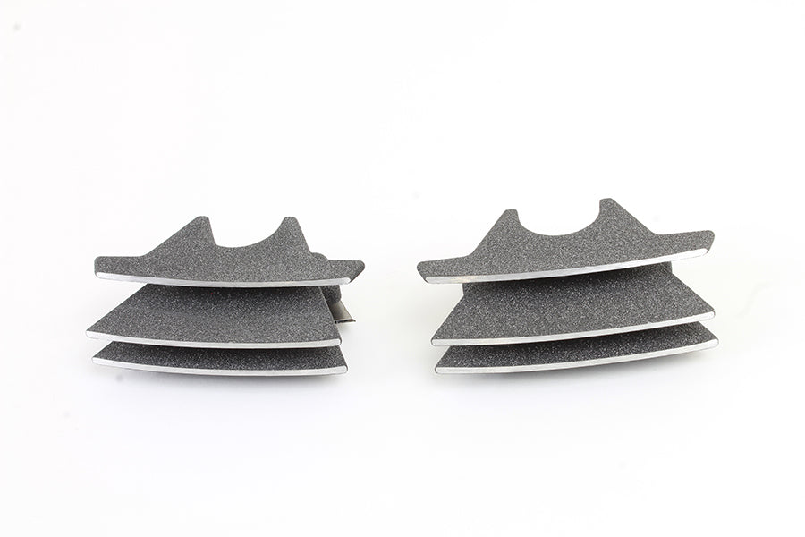 M8 Finned Spark Plug Cover Set Granite