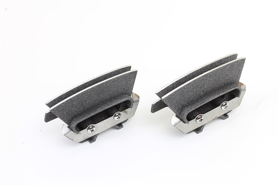 M8 Finned Spark Plug Cover Set Granite