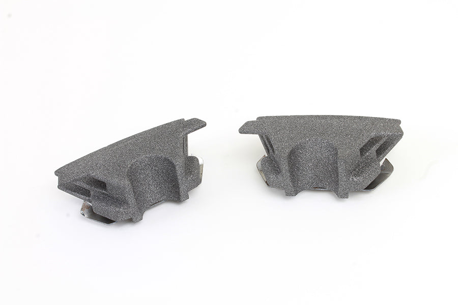 M8 Finned Spark Plug Cover Set Granite