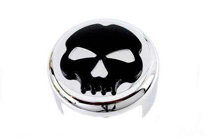 Skull Horn Cover Chrome