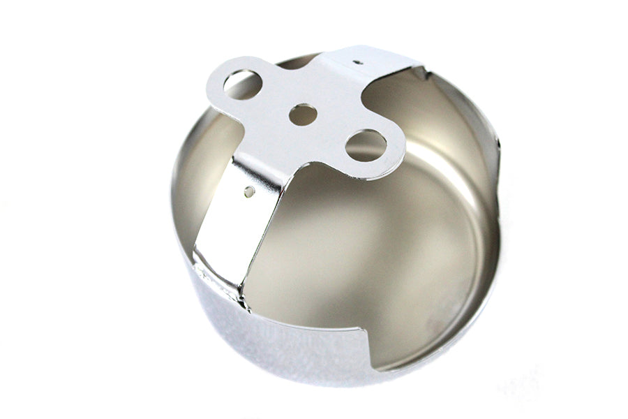 Skull Horn Cover Chrome