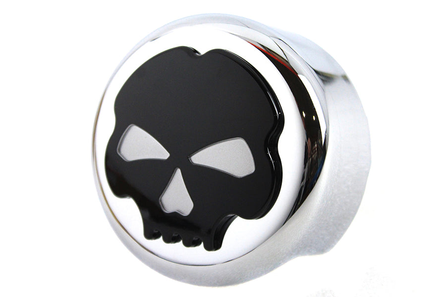 Skull Horn Cover Chrome