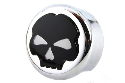 Skull Horn Cover Chrome