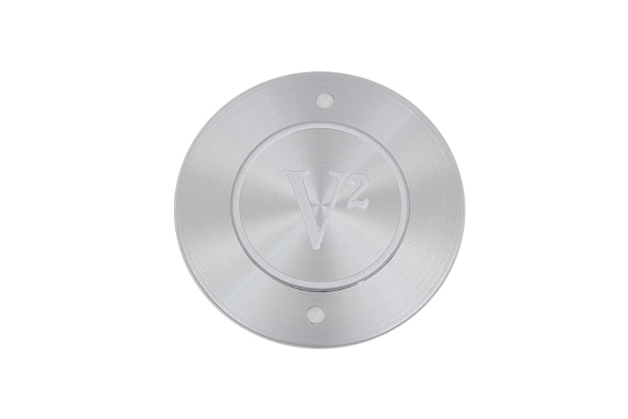 V2 Ignition System Cover Bright Silver