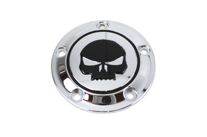 Skull Ignition System Cover 5-Hole Chrome