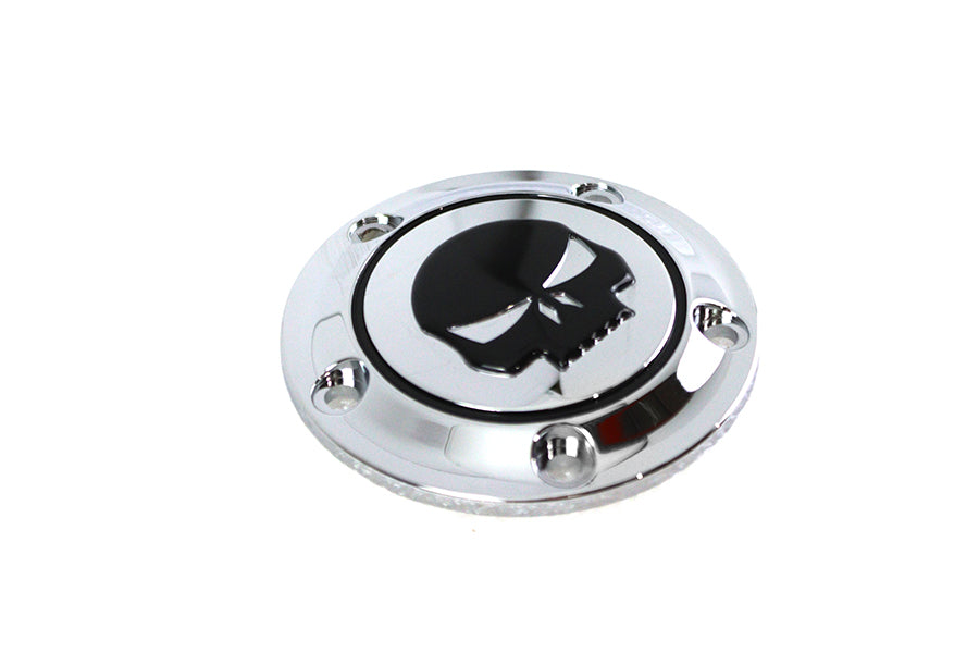 Skull Ignition System Cover 5-Hole Chrome