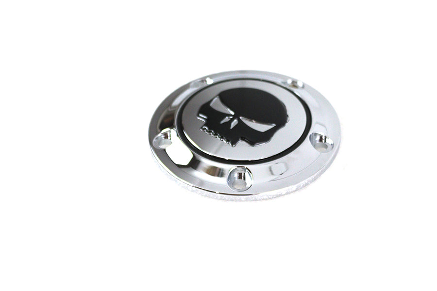 Skull Ignition System Cover 5-Hole Chrome