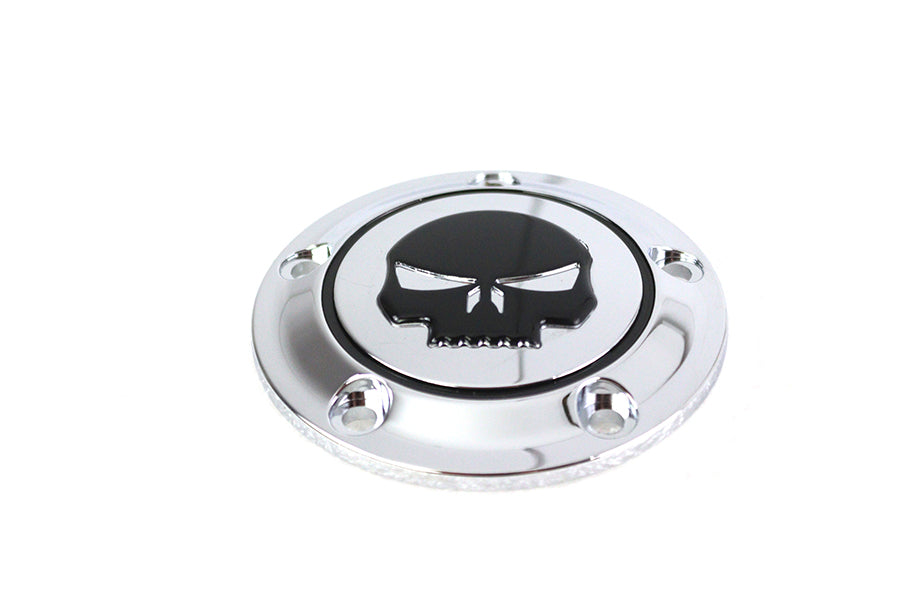 Skull Ignition System Cover 5-Hole Chrome