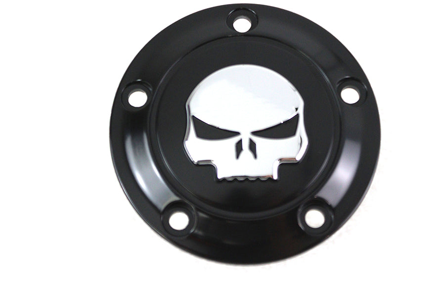 Skull Ignition System Cover 5-Hole Black