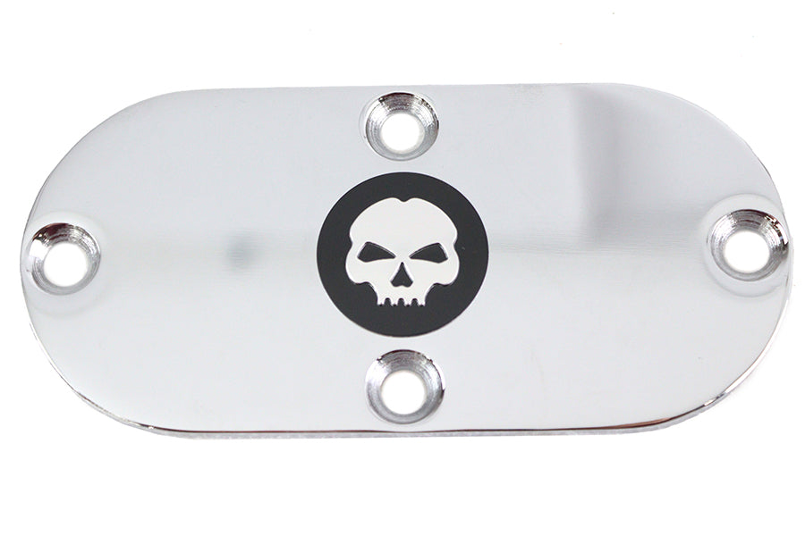 Skull Inspection Cover Chrome