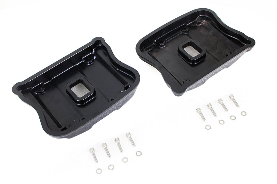 Black Accent XL Rocker Box Cover Set