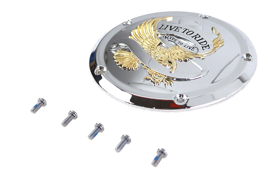 5-Hole Derby Cover Gold Inlay