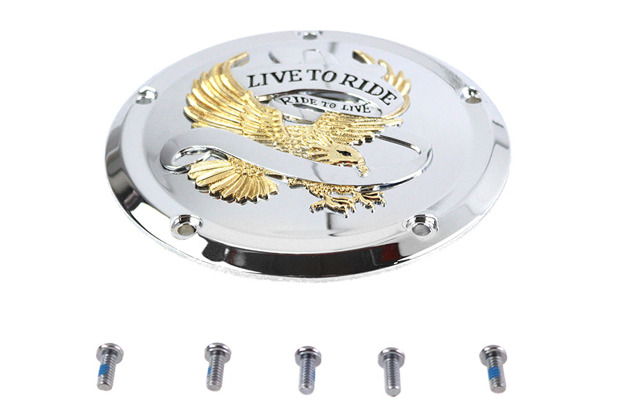 5-Hole Derby Cover Gold Inlay