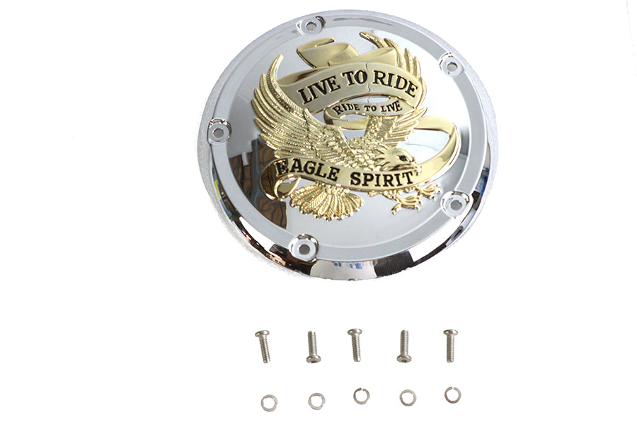 5-Hole Derby Cover Gold Inlay