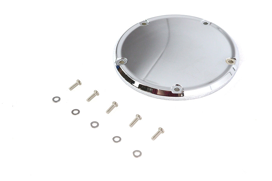 Chrome 5-Hole Smooth Derby Cover