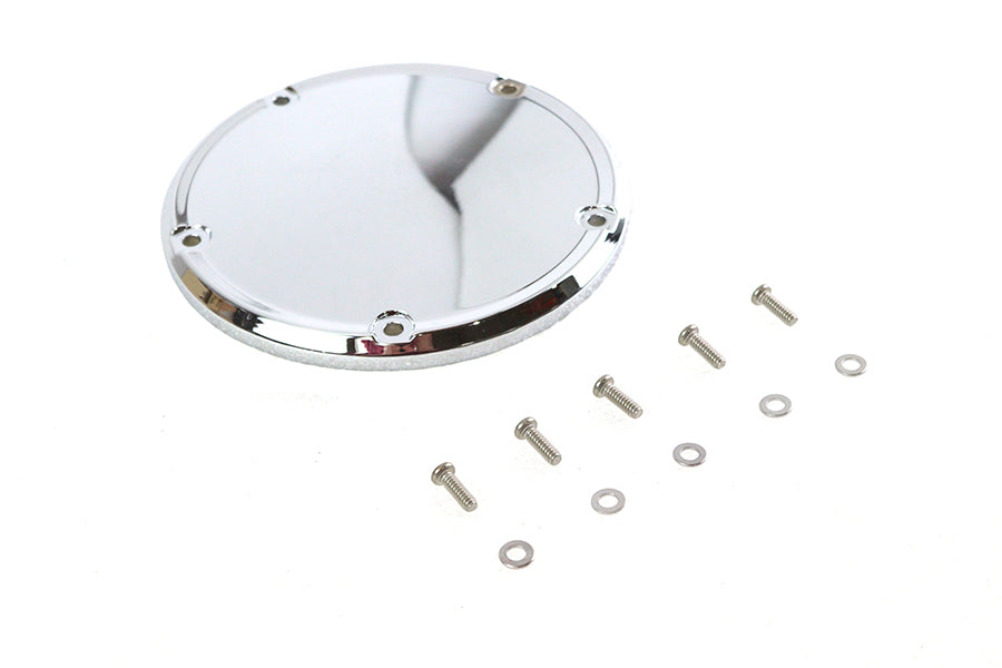 Chrome 5-Hole Smooth Derby Cover