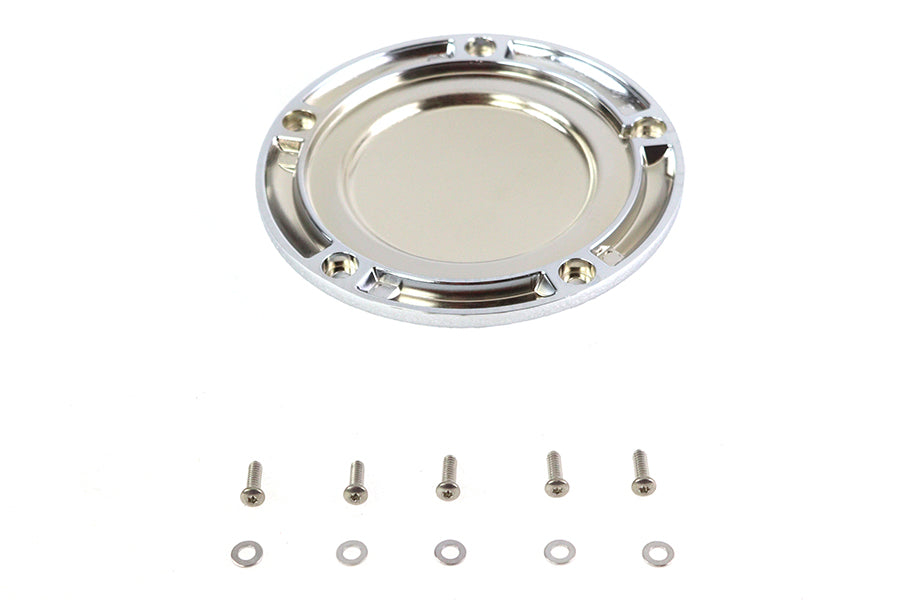 Chrome 5-Hole Smooth Derby Cover