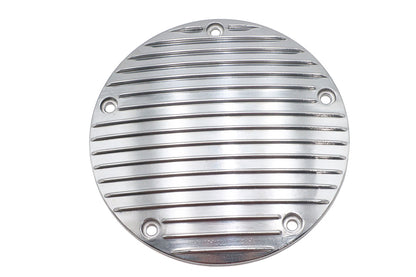 80 Finned Derby Cover Chrome