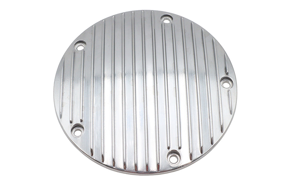 80 Finned Derby Cover Chrome