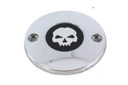 M8 Ignition System Cover Skull Chrome