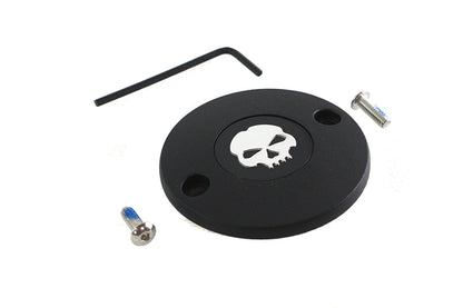 M8 Ignition System Cover Skull Black