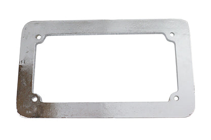 License Plate Frame Maltese Style Chrome