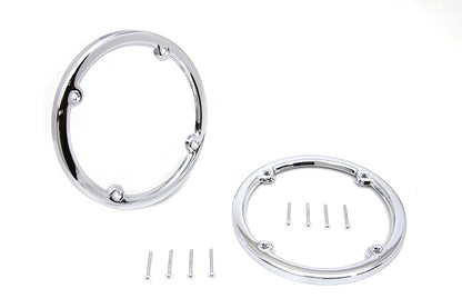 Chrome Rear Tour-Pak Speaker Trim Set