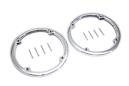 Chrome Rear Tour-Pak Speaker Trim Set