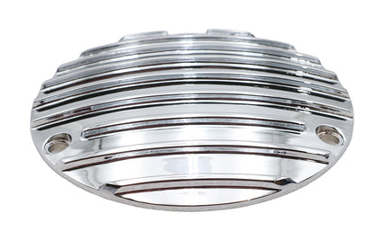 Finned Derby Cover Chrome