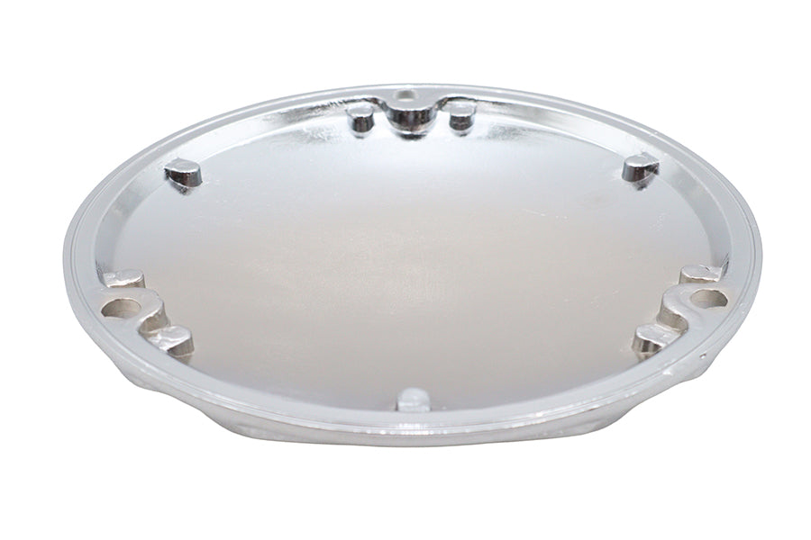 Finned Derby Cover Chrome