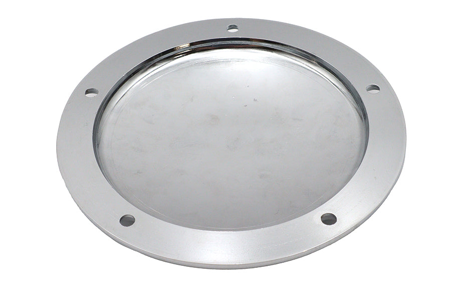Finned Derby Cover Chrome