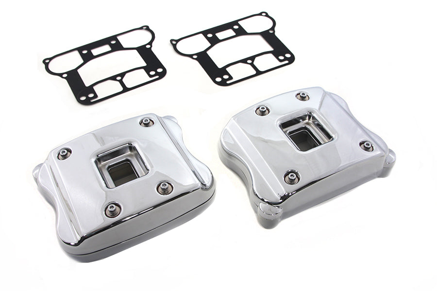 Rocker Box Cover Set Chrome