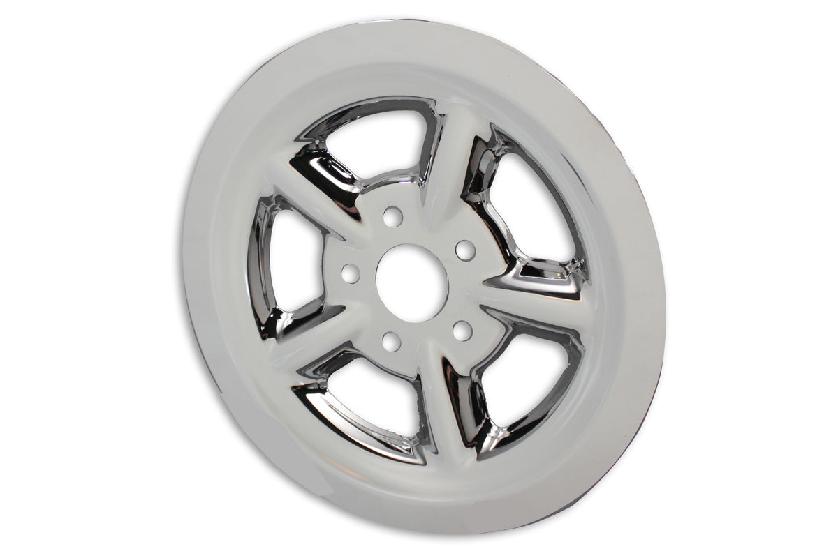 Rear Pulley Cover 68 Tooth Chrome