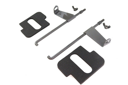 Parkerized Battery Rod Set with Flag and Pads