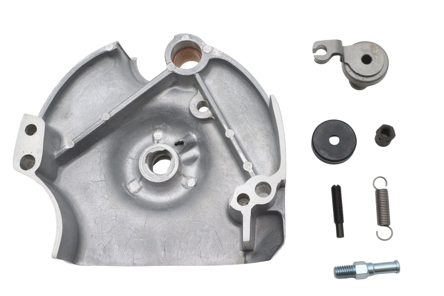 Kick and Electric Sprocket Cover Complete Polished