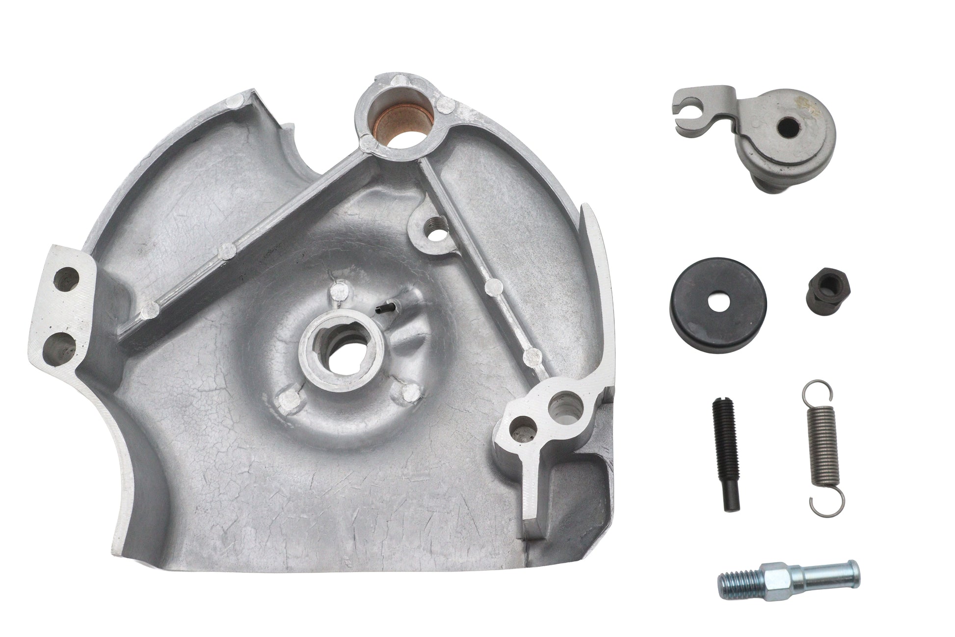 Kick and Electric Sprocket Cover Complete Polished