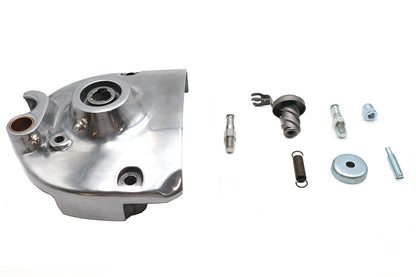 Polished Kick Sprocket Cover Complete
