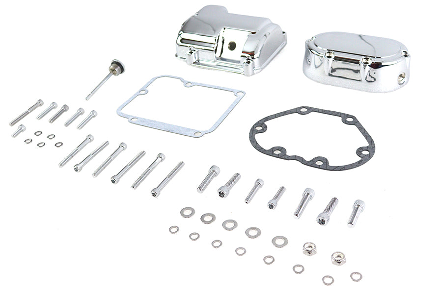 Transmission Side Cover and Top Cover Set Chrome