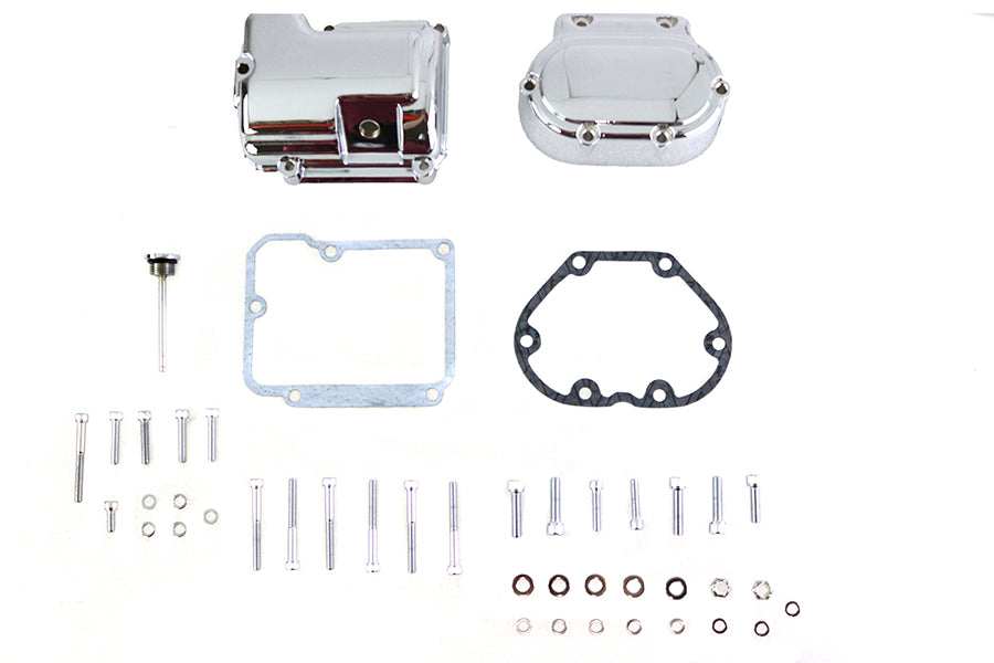 Transmission Side Cover and Top Cover Set Chrome