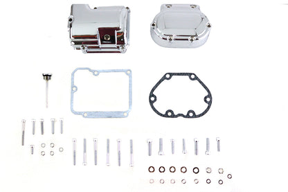 Transmission Side Cover and Top Cover Set Chrome