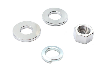 Chrome Rear Axle Nut Kit