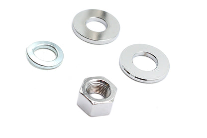 Chrome Rear Axle Nut Kit