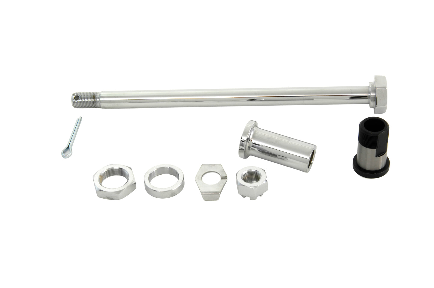Chrome Rear Axle Kit
