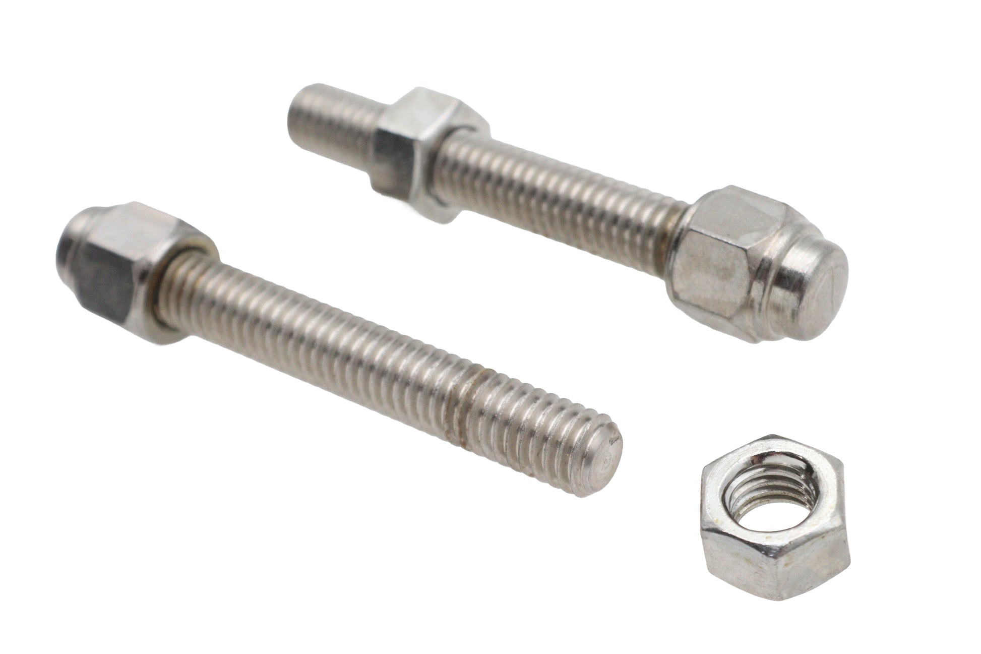 Chrome Rear Axle Adjuster Screw Cap
