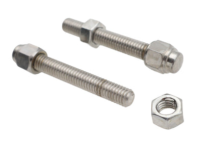 Chrome Rear Axle Adjuster Screw Cap