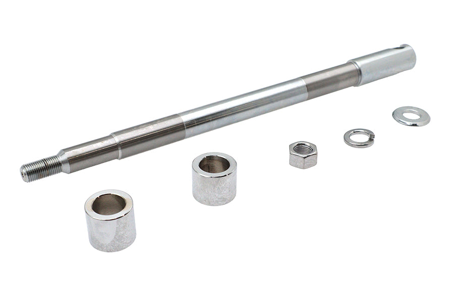 Chrome Front Axle Kit 12-15/16 Overall Length