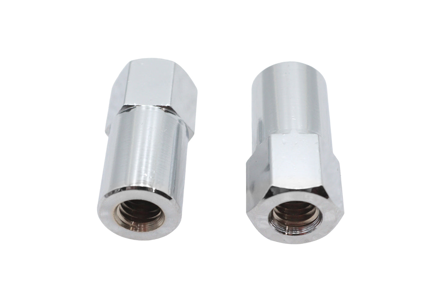Chrome Billet Nut Set Coarse Thread