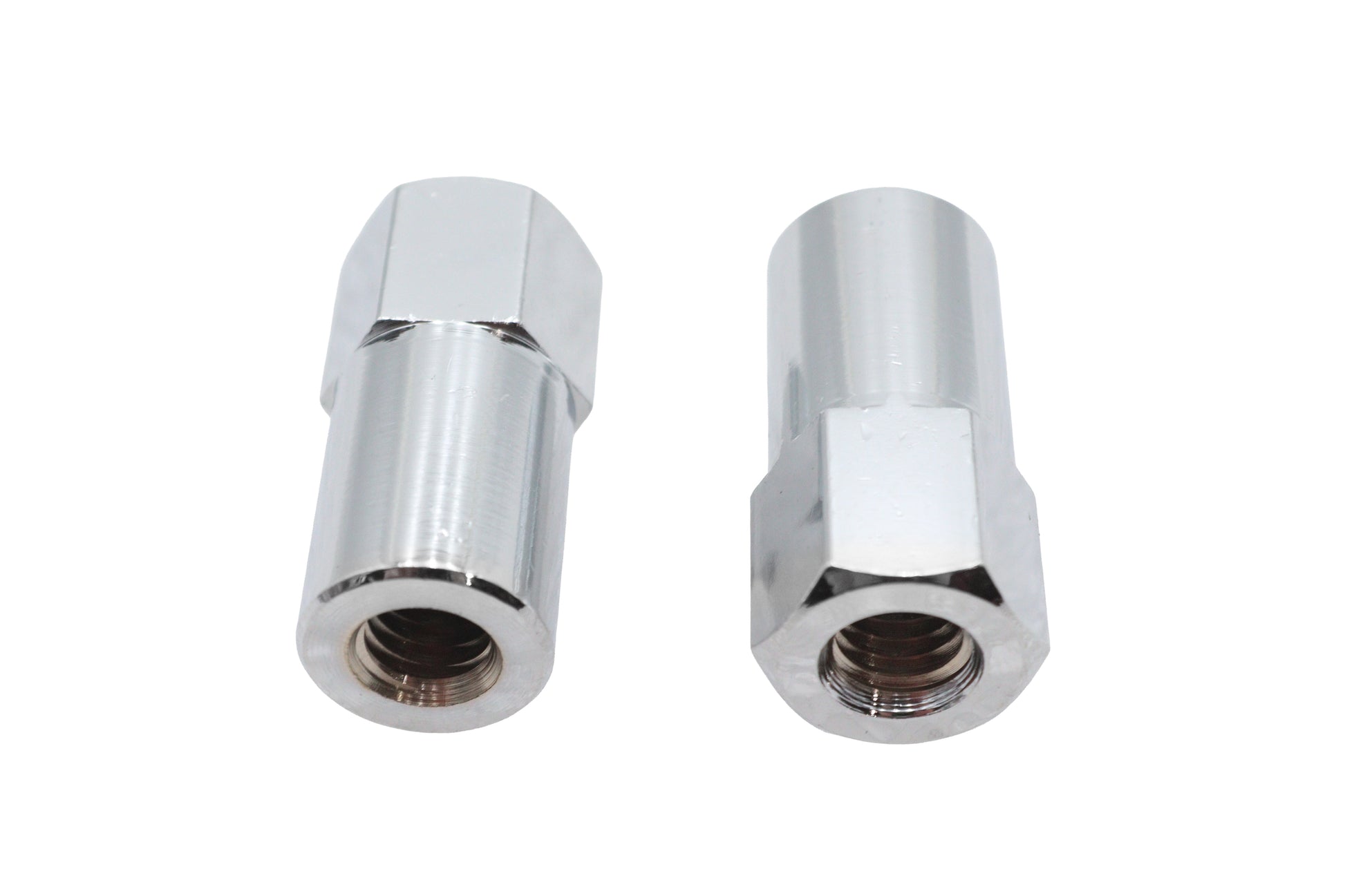 Chrome Billet Nut Set Coarse Thread