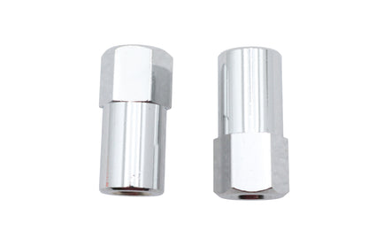 Chrome Billet Nut Set Coarse Thread